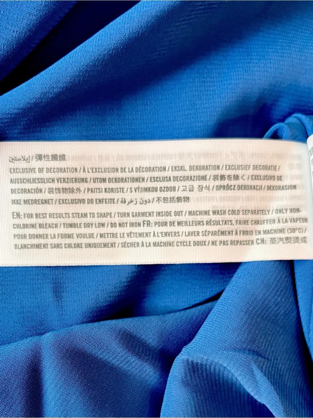 NWT Abercrombie & Fitch UK Gemstone Blue Dress, Summer Wedding Prom Formal Gown - Picture 10 of 12